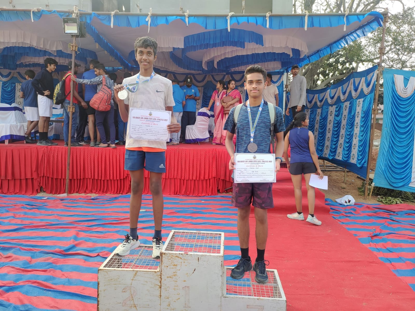 Twelve students from VNS participated in the State Level Sub Junior and Junior Athletics Championship held at Kanakapura on 27th and 28th January 2022.