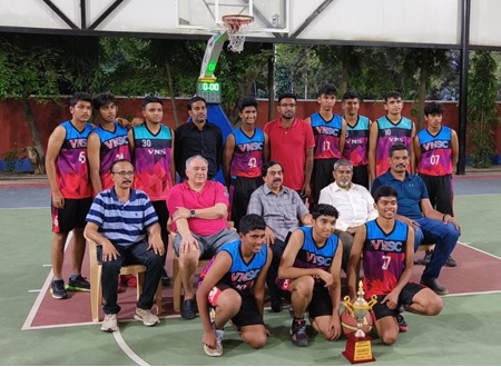 The under 16 VNSC Club Team was runner’s up at the State Youth Championship which was organized by the Karnataka State basketball Association in Kanteerava Stadium in the month of August 2022. Kudos to the boys who displayed their grit and eagerness for victory by defeating several teams.