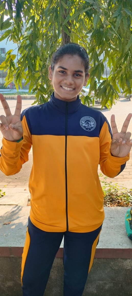 <strong>Abhipsha</strong> won a silver medal in Girls U-14 Shot put event at the CISCE National Athletics championship Pune & Qualified for SGFI School National Athletics Championship