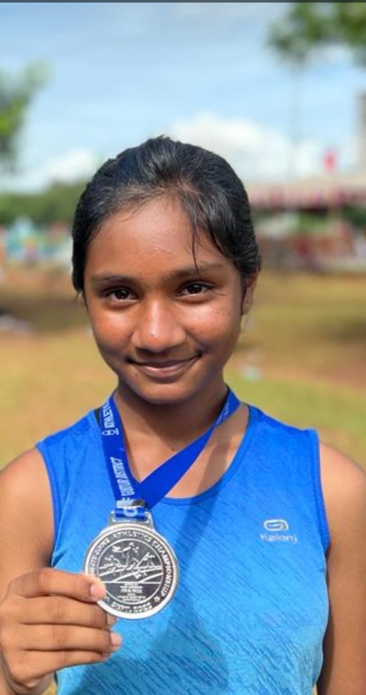 <strong><u>South Zone Athletics Championship </u></strong>was held at Guntur, Andra Pradesh from 9th to 11th September 2022.<ul><li><strong>S</strong> participated in <strong>33rd National South Zone Athletics Championship</strong> held at Guntur (Andhra Pradesh) and represented Karnataka State in the High Jump Event. She won a silver medal. Kudos to her spirit and enthusiasm! Congratulations!</li></ul>
